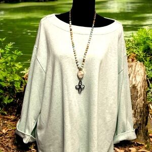 Purejill Soft Mint Green Sweater